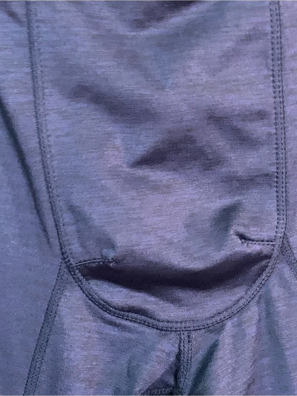 Threads 4 Thought Mens Navy and Teal Performance Leggings. SZ XXL